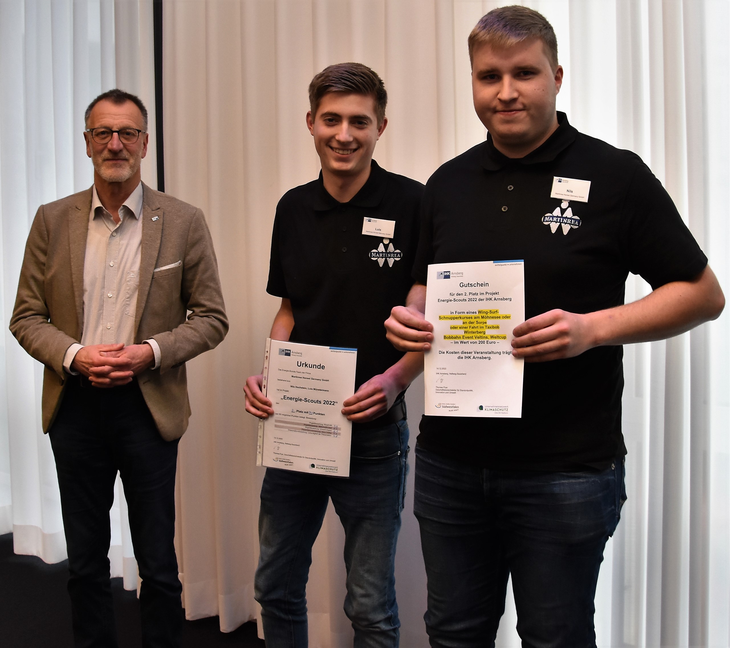 Energie-Scouts 2022 - 2. Platz Martinrea Honsel