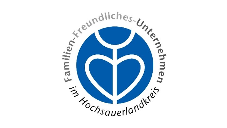 Zertifizierungslogo "Familienfreundliches Unternehmen im Hochsauerlandkreis"