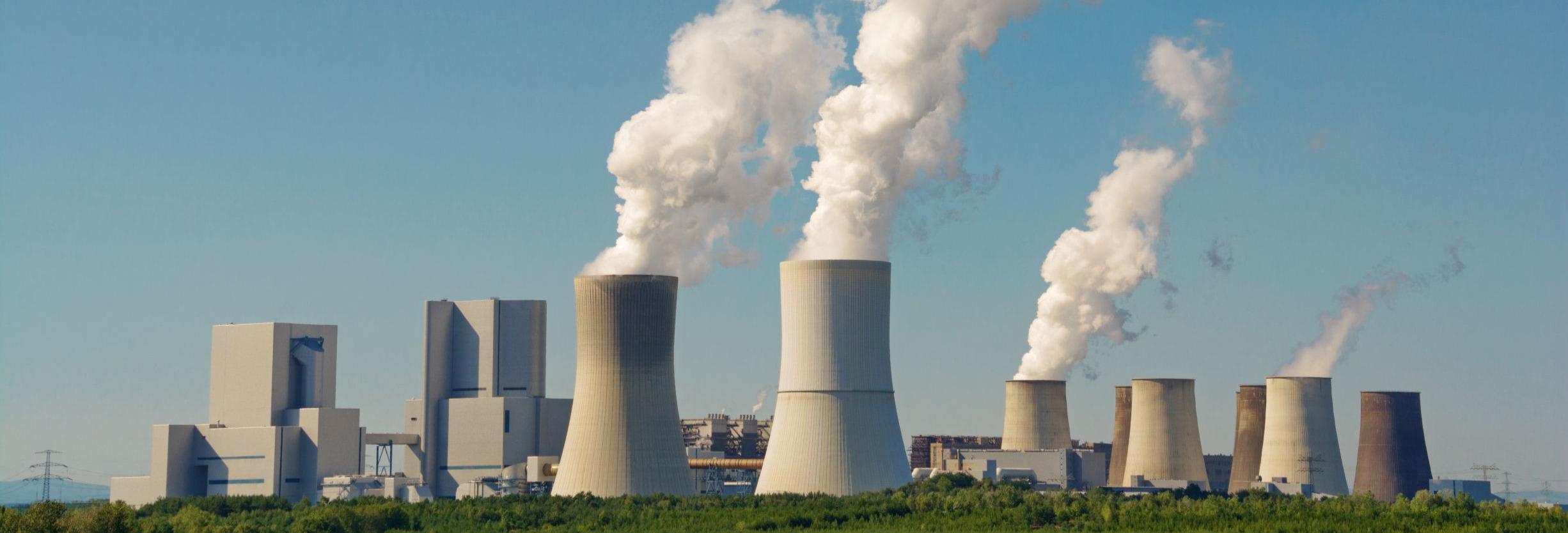 Panoramabild von Kohlekraftwerk